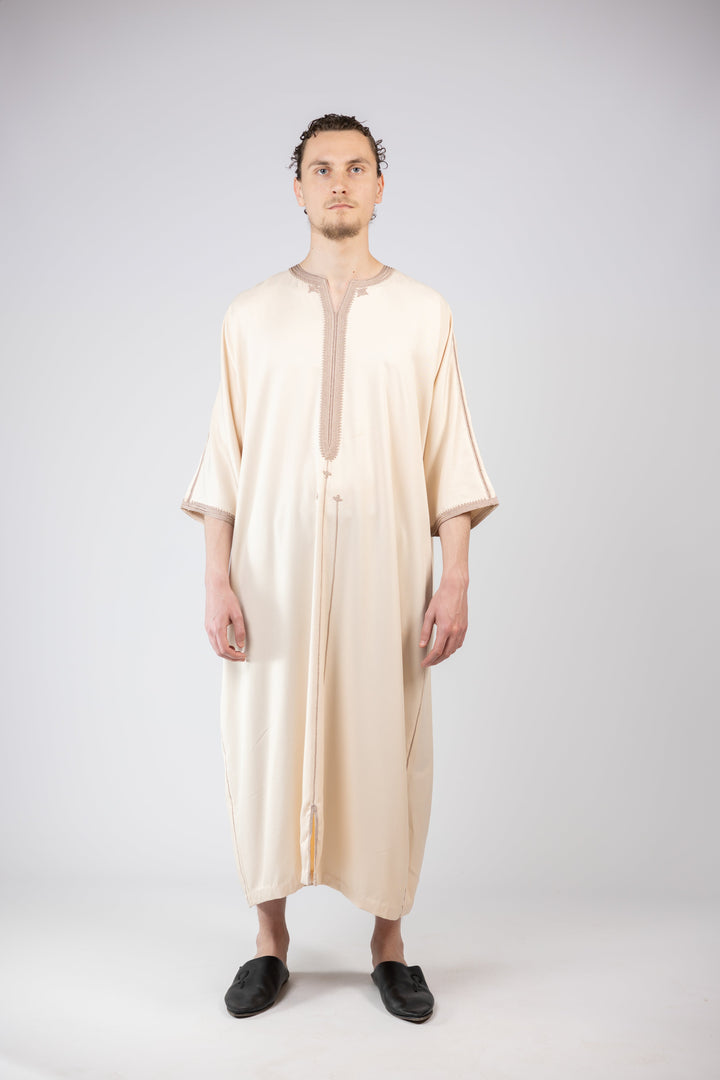 Ganodra Gabardine Beige Front Shot